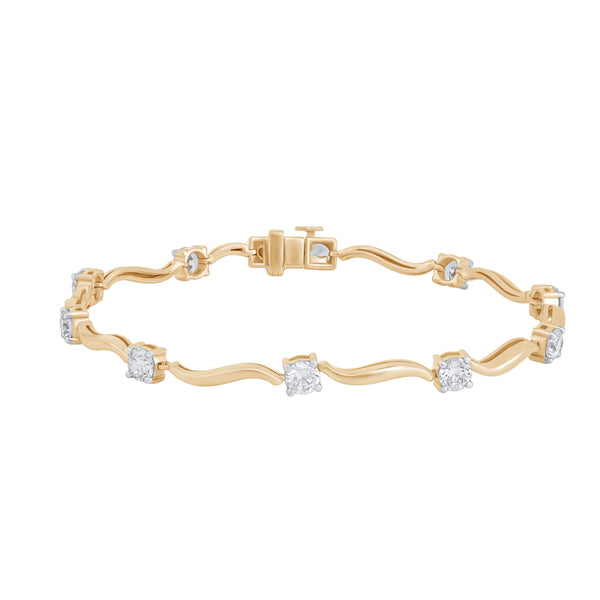 Arc Of Elegance Tennis Bracelet