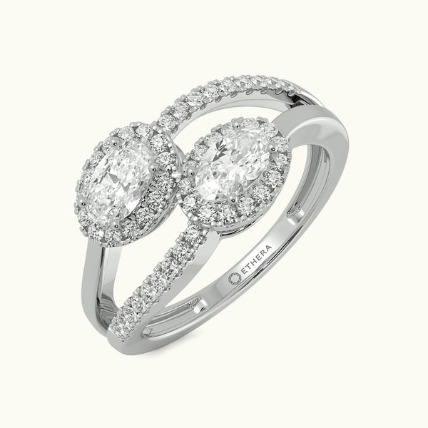 Ecliptica Halo Toi Et Moi Ring