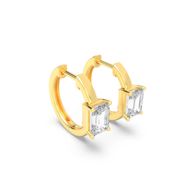 Dainty Diamond Huggies