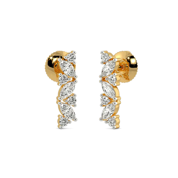 Linear Sparkle Studs