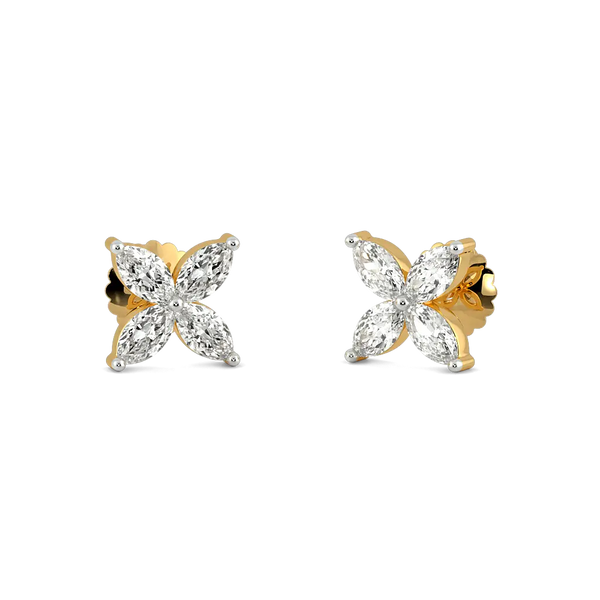 Marquise Fleur Studs