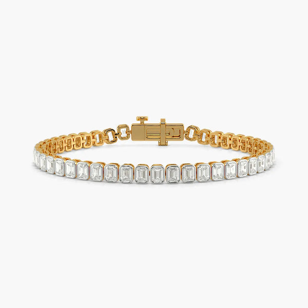 Opulent Emerald Tennis Bracelet