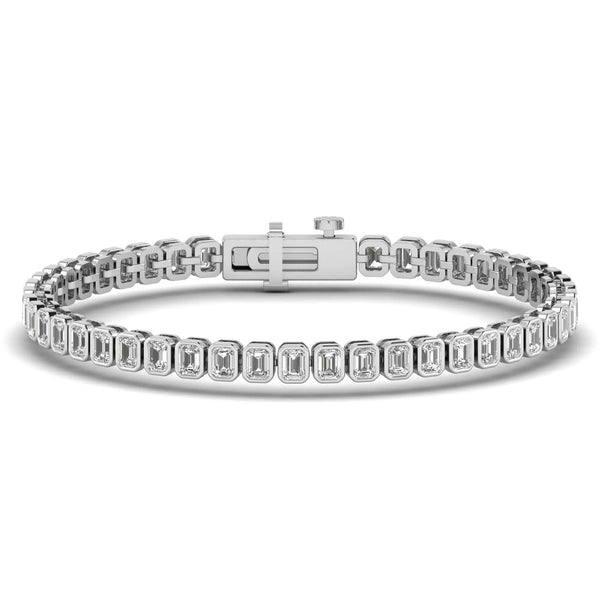 Opulent Emerald Tennis Bracelet