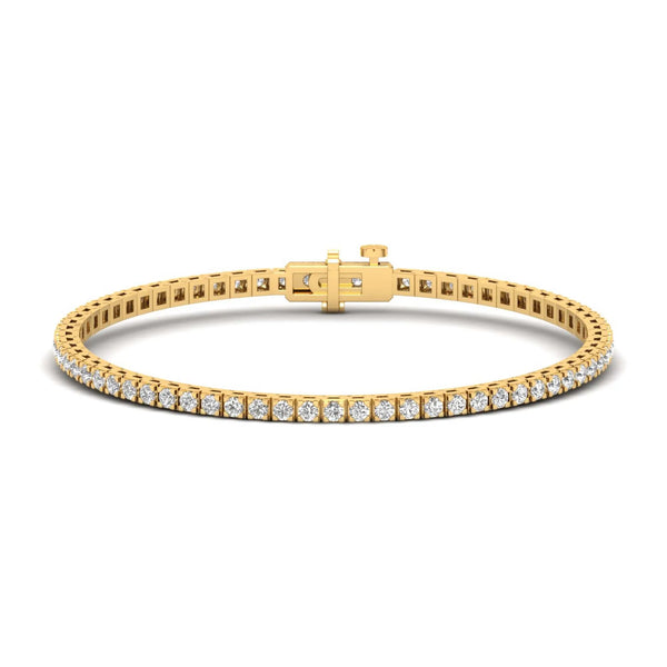 Golden Lustre Tennis Bracelet