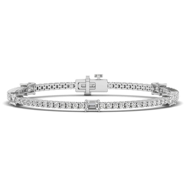 Ethereal Lustre Tennis Bracelet