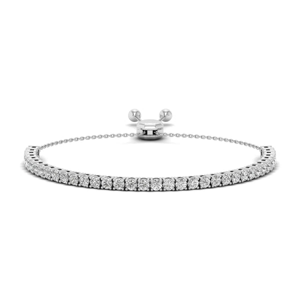 Lustrous Line Tennis Bracelet