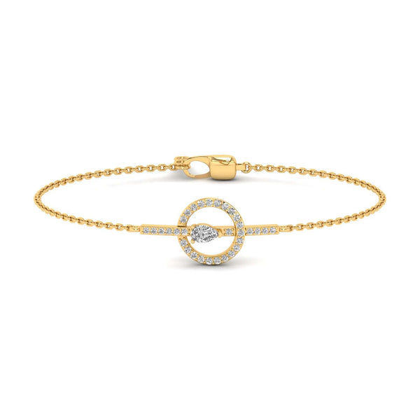 Haloed Pear Flexible Bracelet