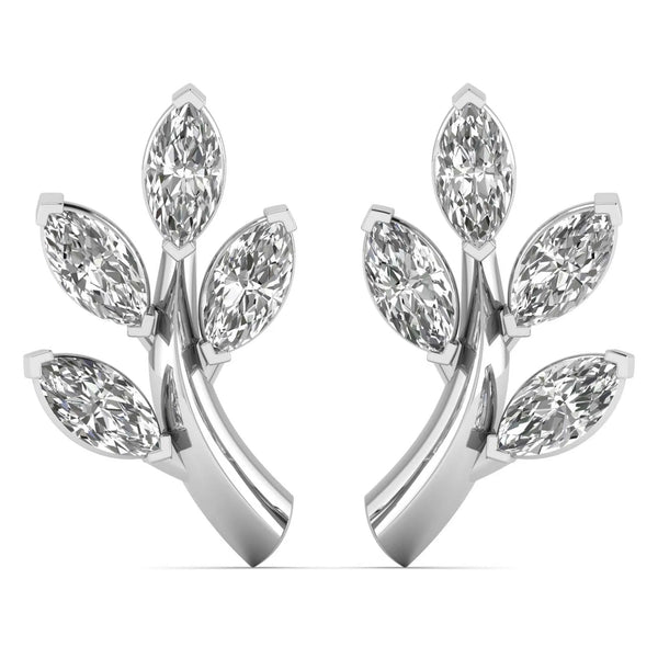 Leafy Lush Stud Earrings