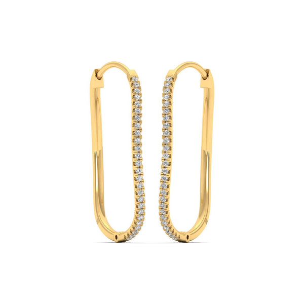 Waves Of Joy  Hoop Earrings