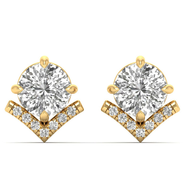 The Jewel Cradle Stud Earrings