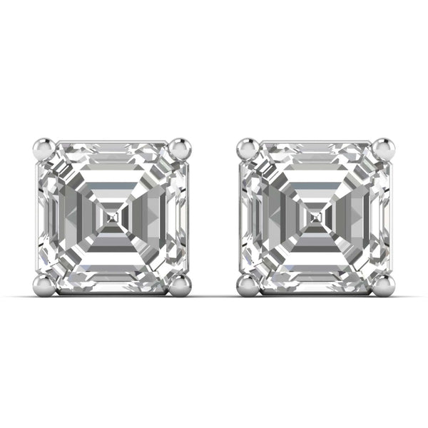 Prismatic Cut Stud Earrings