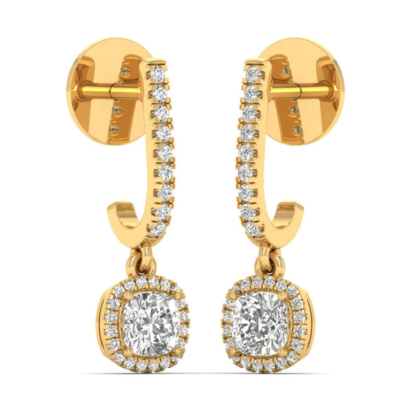 Halo Embrace Drop Earrings