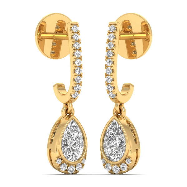 Dazzling Hook Drop Earrings