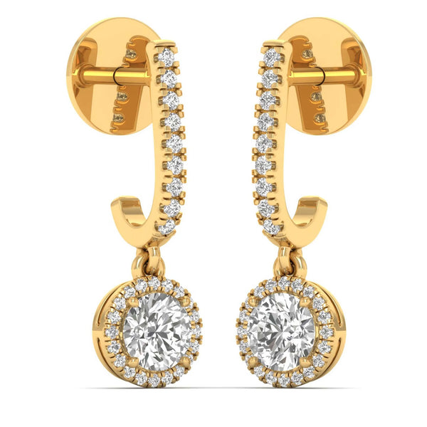 Twilight Halo Drop Earrings