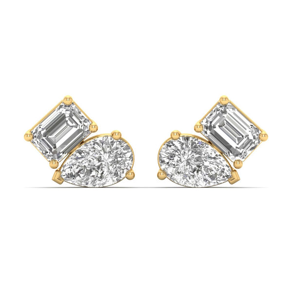 Twice The Shine Stud Earrings