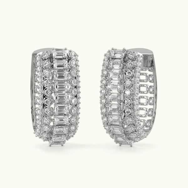 Stellar Steps Hoop Earrings