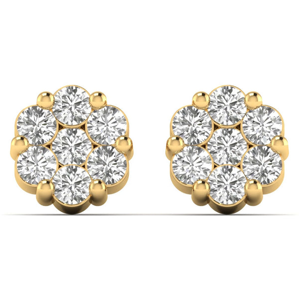 Radiant Star Stud Earrings