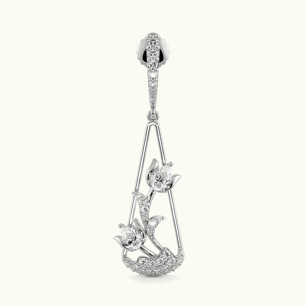Lotus Of Tranquil Drop Earrings