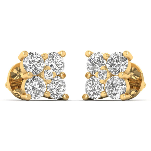 Moonstone Quad Stud Earrings