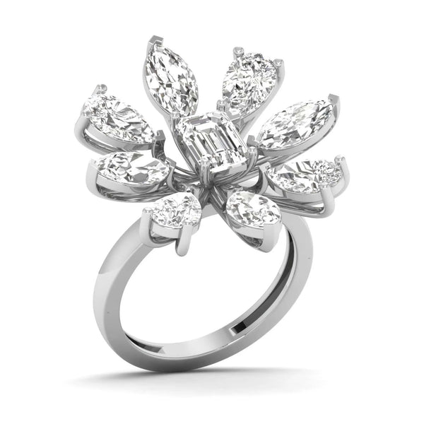 Orchid Opulence Floral Ring