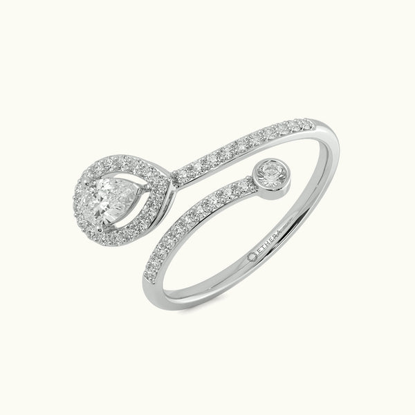 Silken Glow Open Top Ring