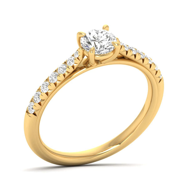 Spotlight Solitaire Ring