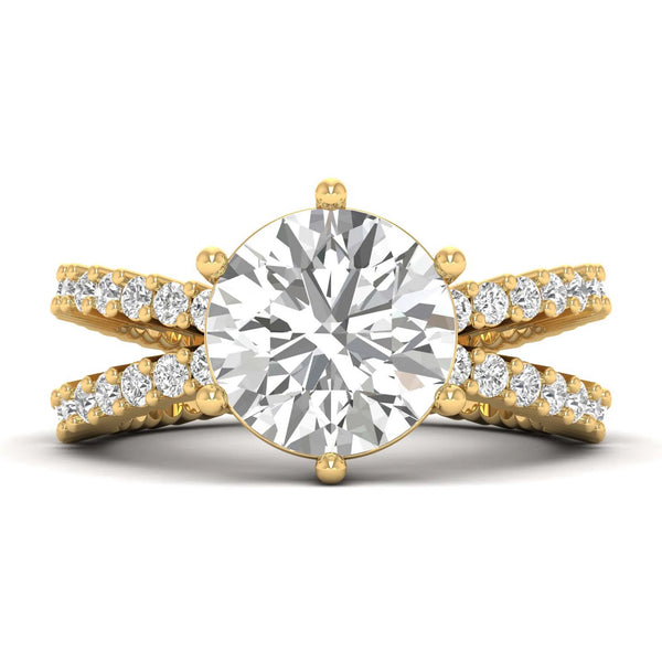 Bold Bloom Solitaire Ring