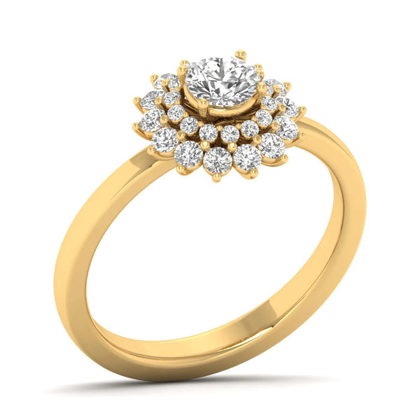 Twinkle In Time Halo Ring