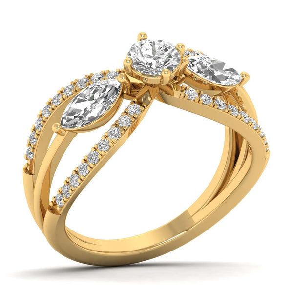 Threefold Grace Ring