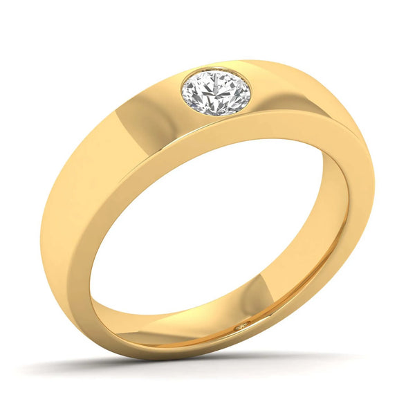 Solitaire Whisper Men's Ring