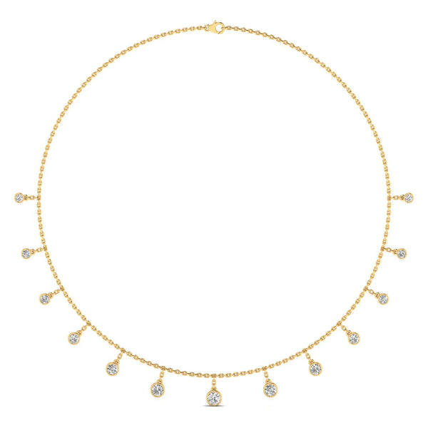 Whispering Diamond By Yard Necklace