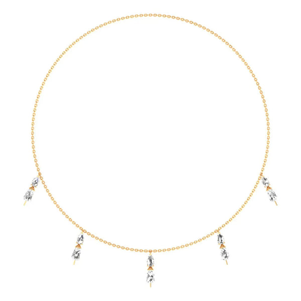 Rose Radiance Diamond By Yard Necklace