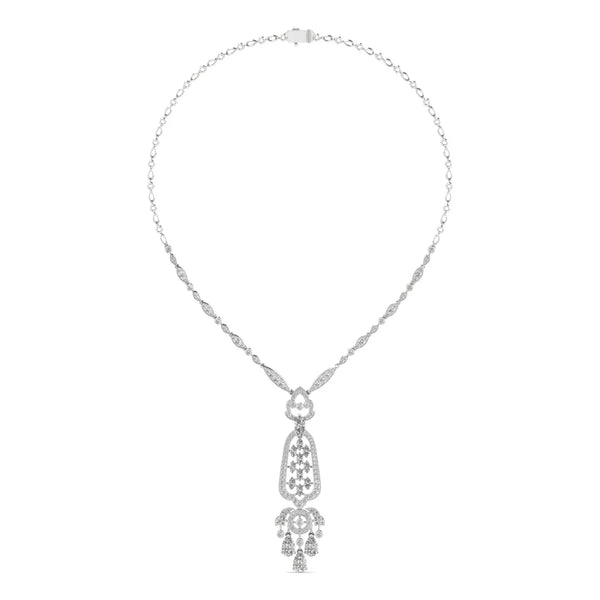 Diamond In Deco Statement Necklace