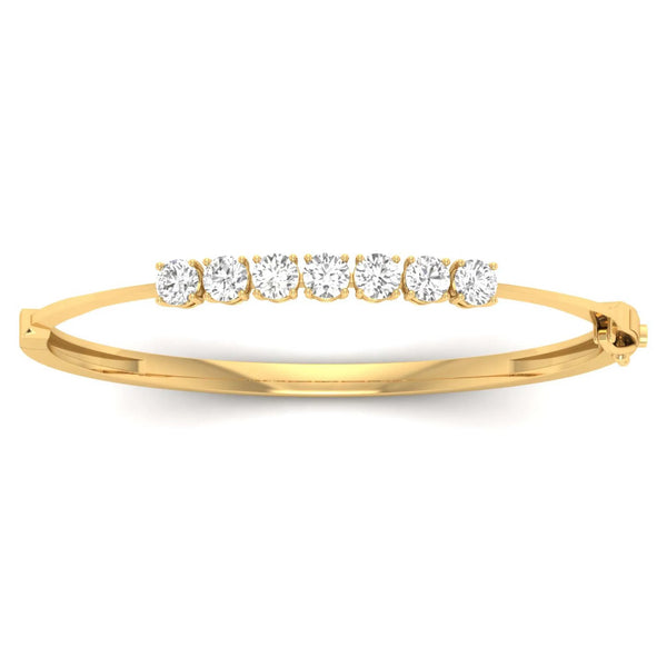 Row Of Radiance Oval Bangle