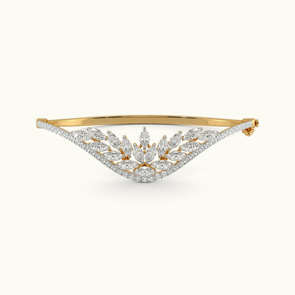 Forever In Bloom Oval Bangle