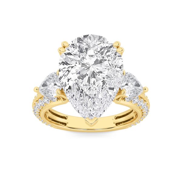 Aria Three Stone Cocktail Ring
