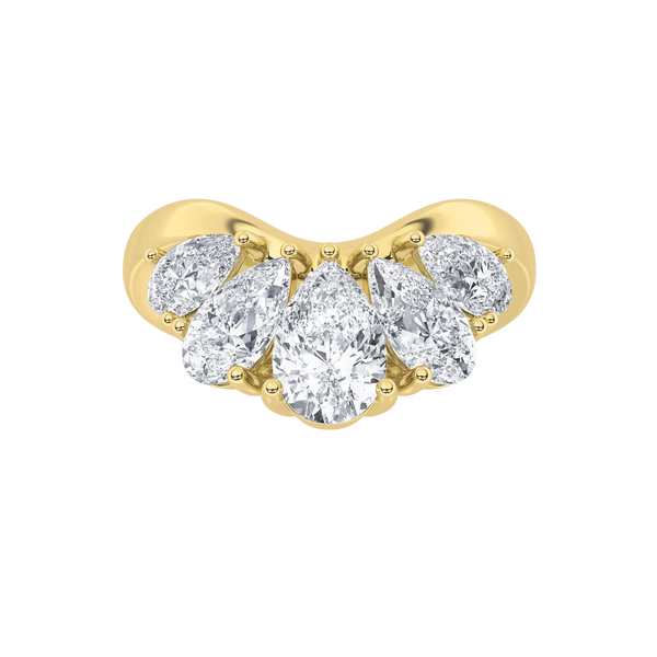 Crowned Glory Five Stone Ring