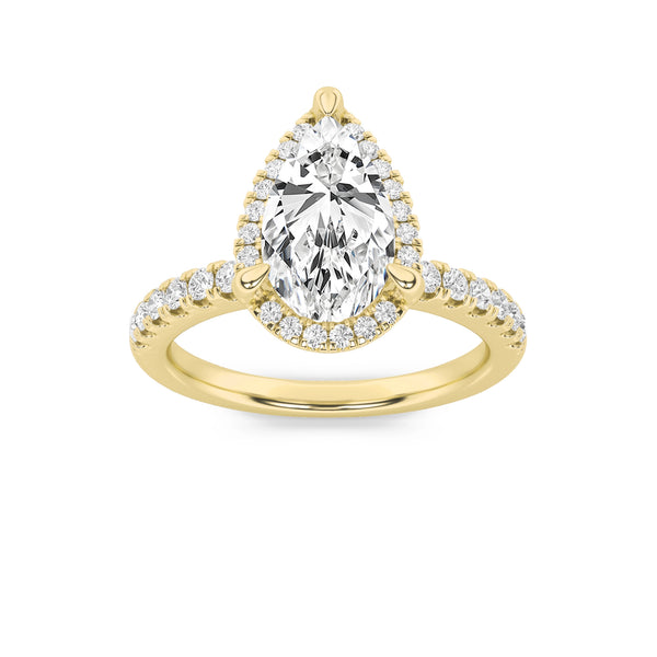 Celestial Tear Halo Ring