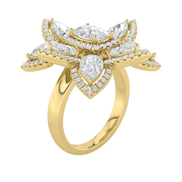 Vintage Garden Cocktail Ring