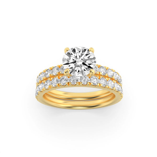Starlit Bridal Ring Set