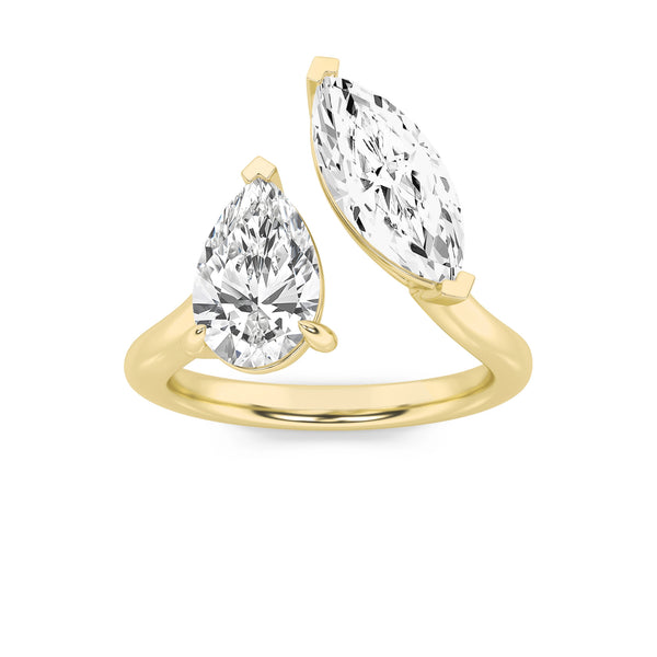 Two Of A Kind Toi et Moi Ring