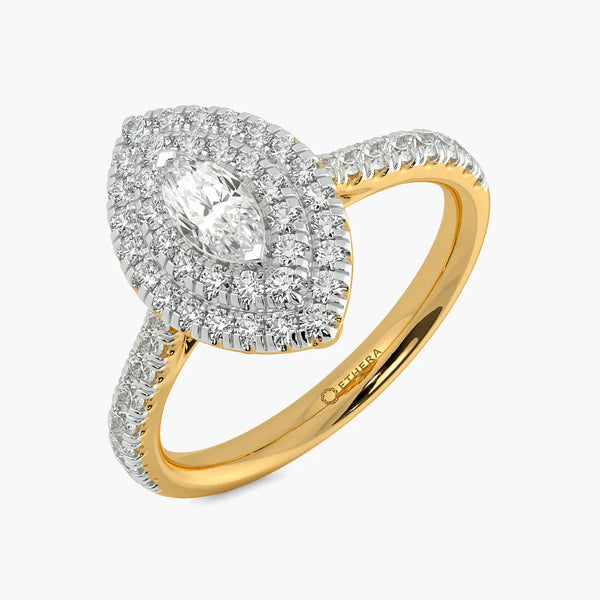 Antique Elegance Halo Ring