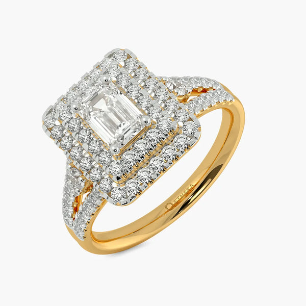 Deco Divine Halo Ring