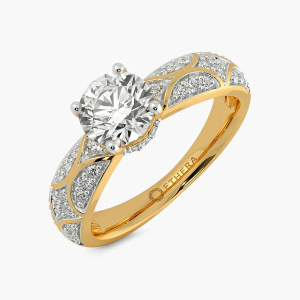 Round Majesty Solitaire Ring