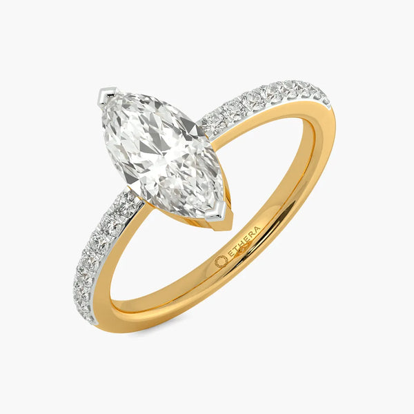 Marquise Vibe Solitaire Ring