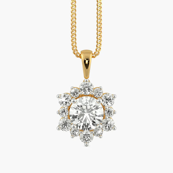 Queen's Treasures Halo Pendant