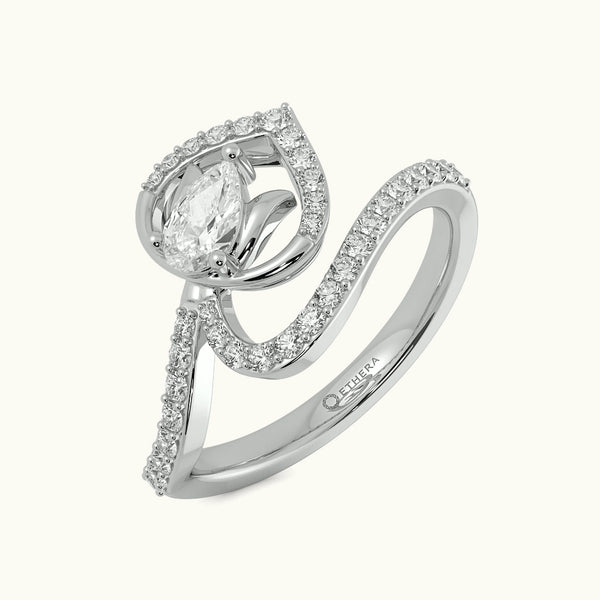 Velvet Rose Floral Ring
