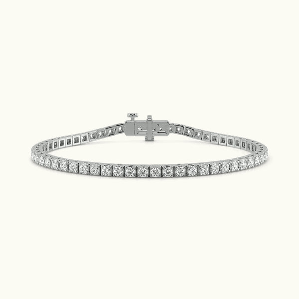 Golden Lustre Tennis Bracelet