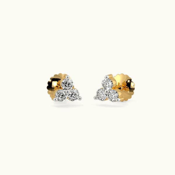 Triad of Brilliance Studs