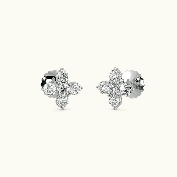 Divine Cross Stud Earrings
